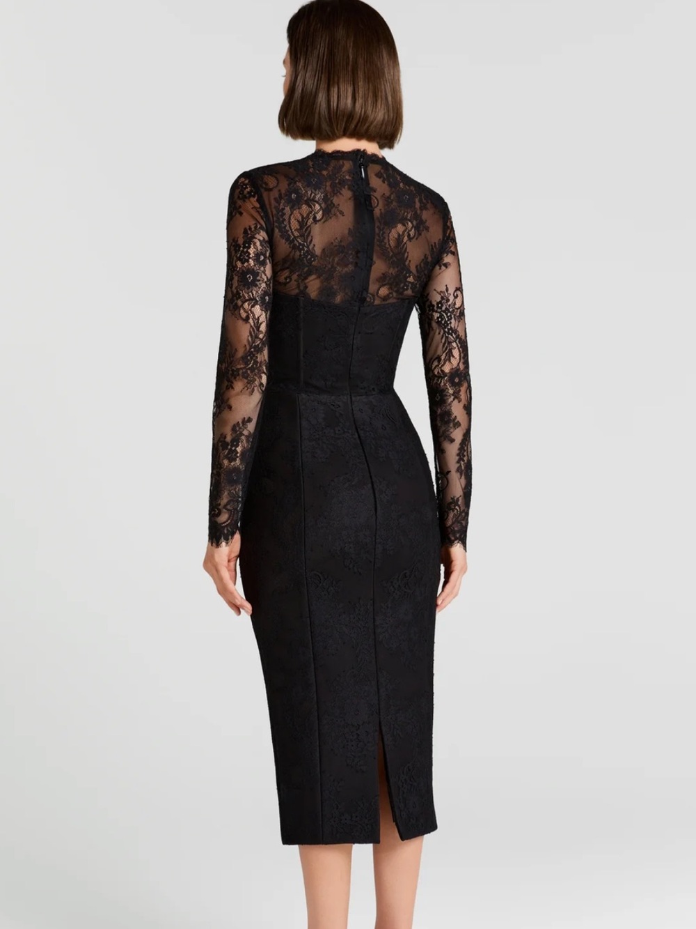NADINE MERABI MYLENE BLACK DRESS - Picture 6 of 12